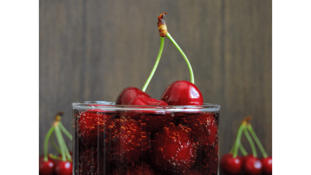 Roy Rogers garnished with cherries